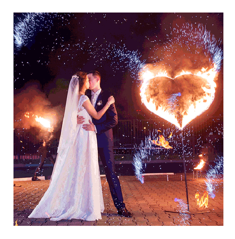 Организация пиротехнического шоу на свадьбу  Электроугли | ehlektrougli.salutsklad.ru